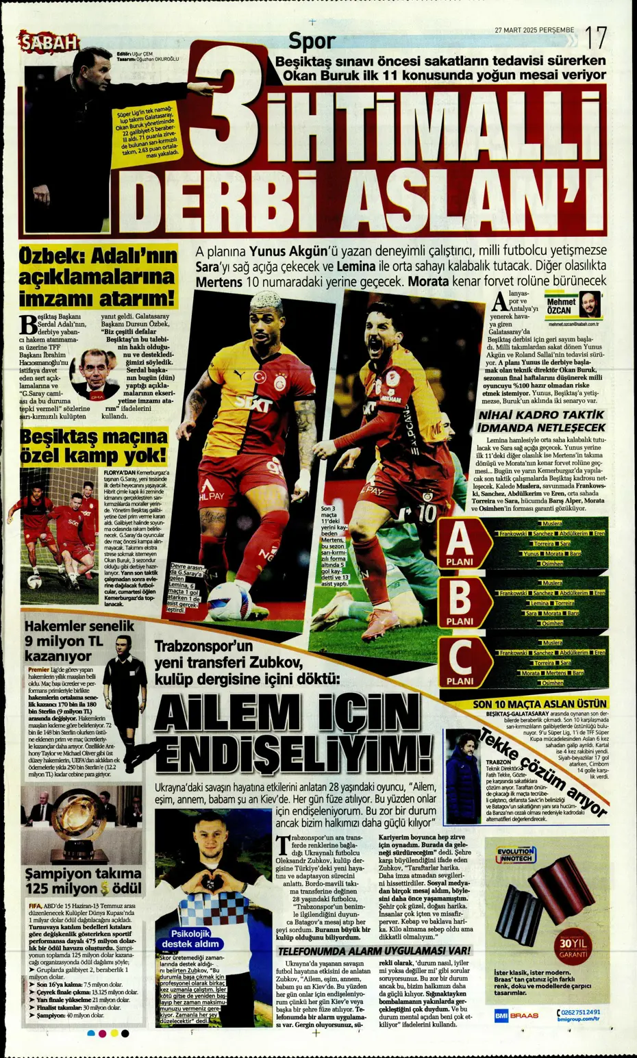 "Fenerbahçe'ye Felix teklifi" | Sporun manşetleri - 24 "Fenerbahçe'ye Felix teklifi" | Sporun manşetleri - 24