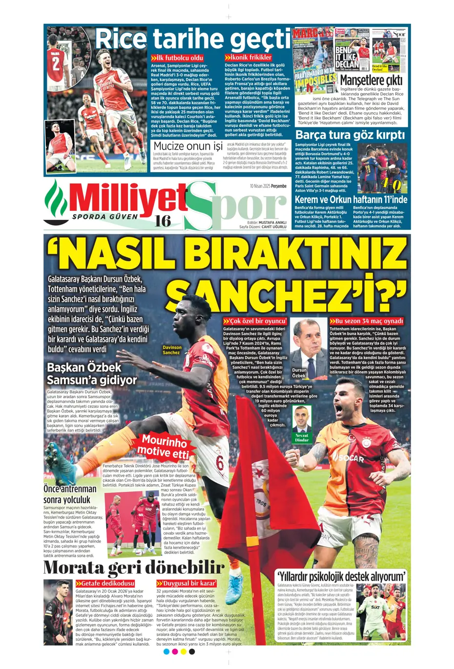"Fenerbahçe'nin yeni lideri: Thomas Müller" | Sporun manşetleri - 23