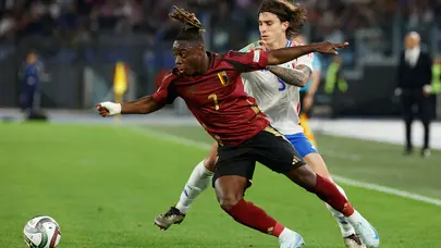 İtalya öne geçtiği maçta Belçika'ya direnemedi