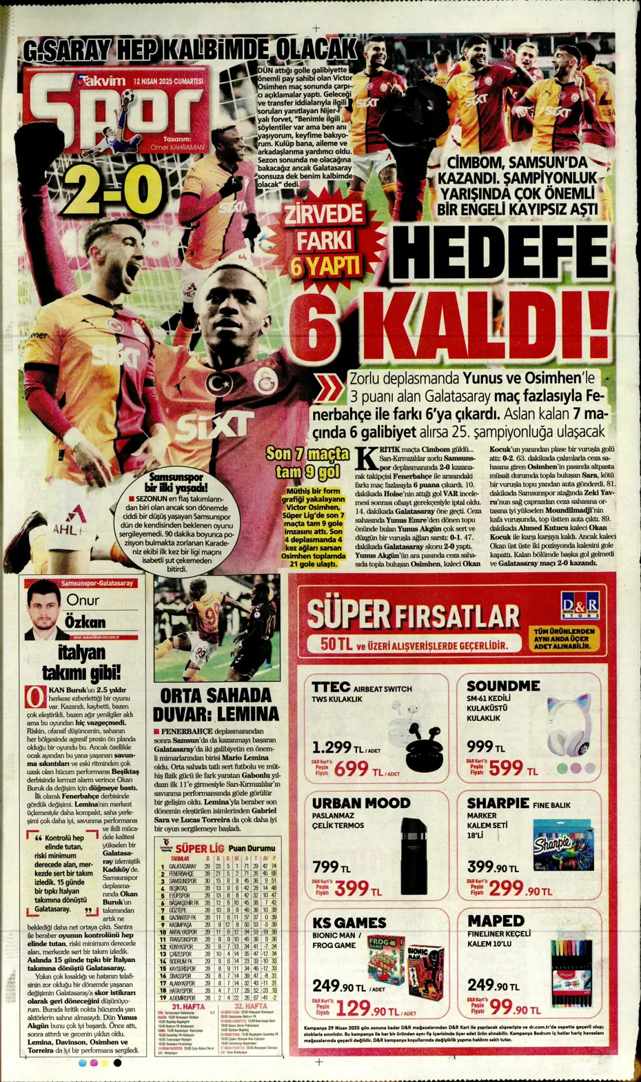 "Türk futbolunun utanç tablosu" | Sporun manşetleri - 44