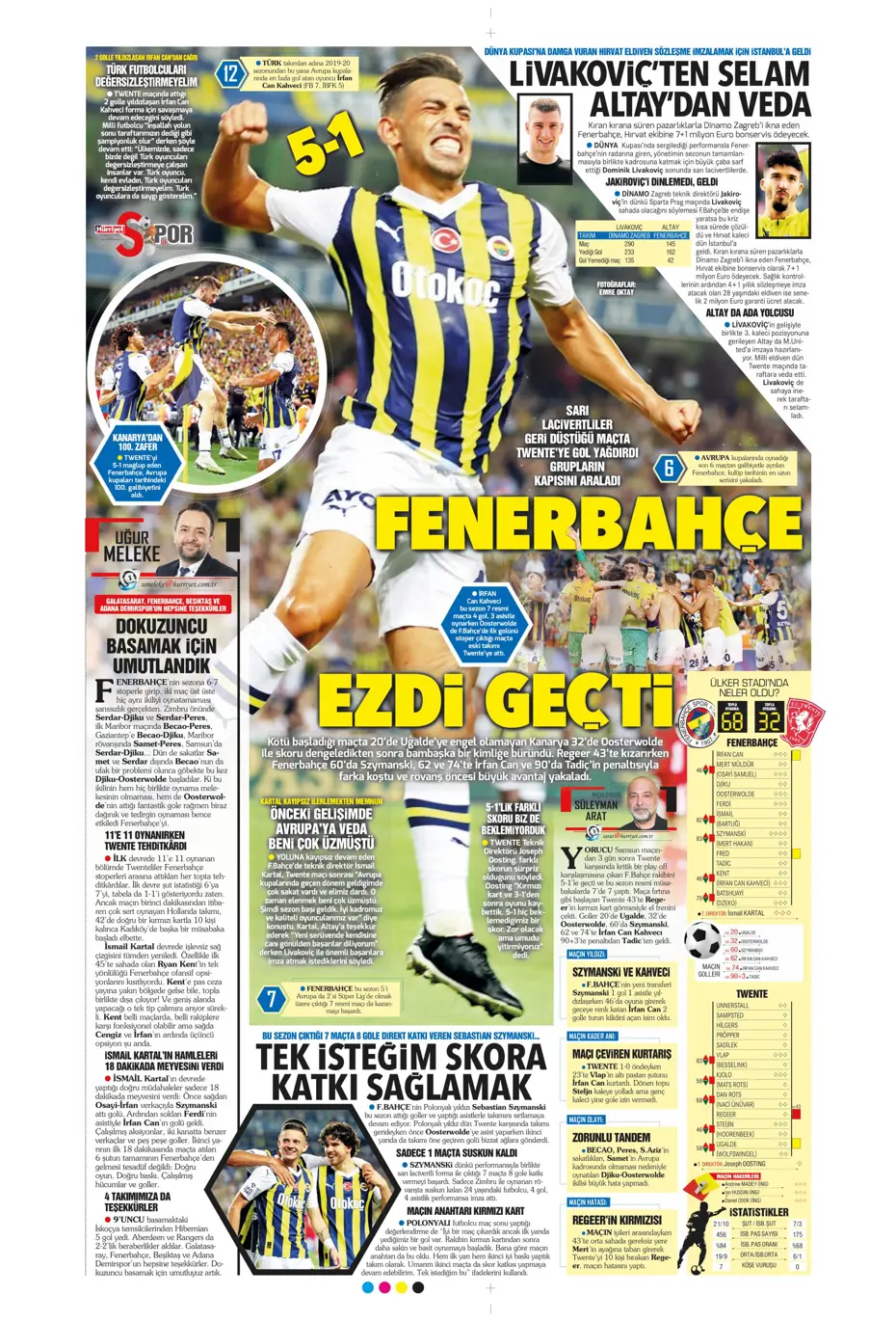 "Fenerbahçe'den 5'i 1 yerde" | Sporun manşetleri (25 Ağustos 2023) - 22