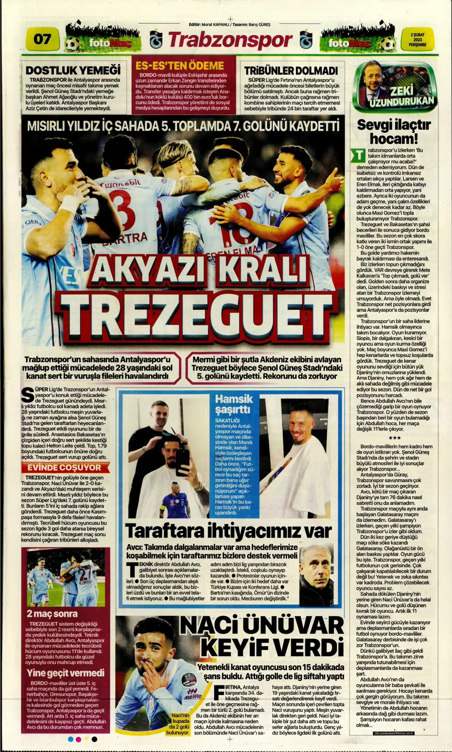Sporun Manşetleri (2 Şubat 2023) - 21