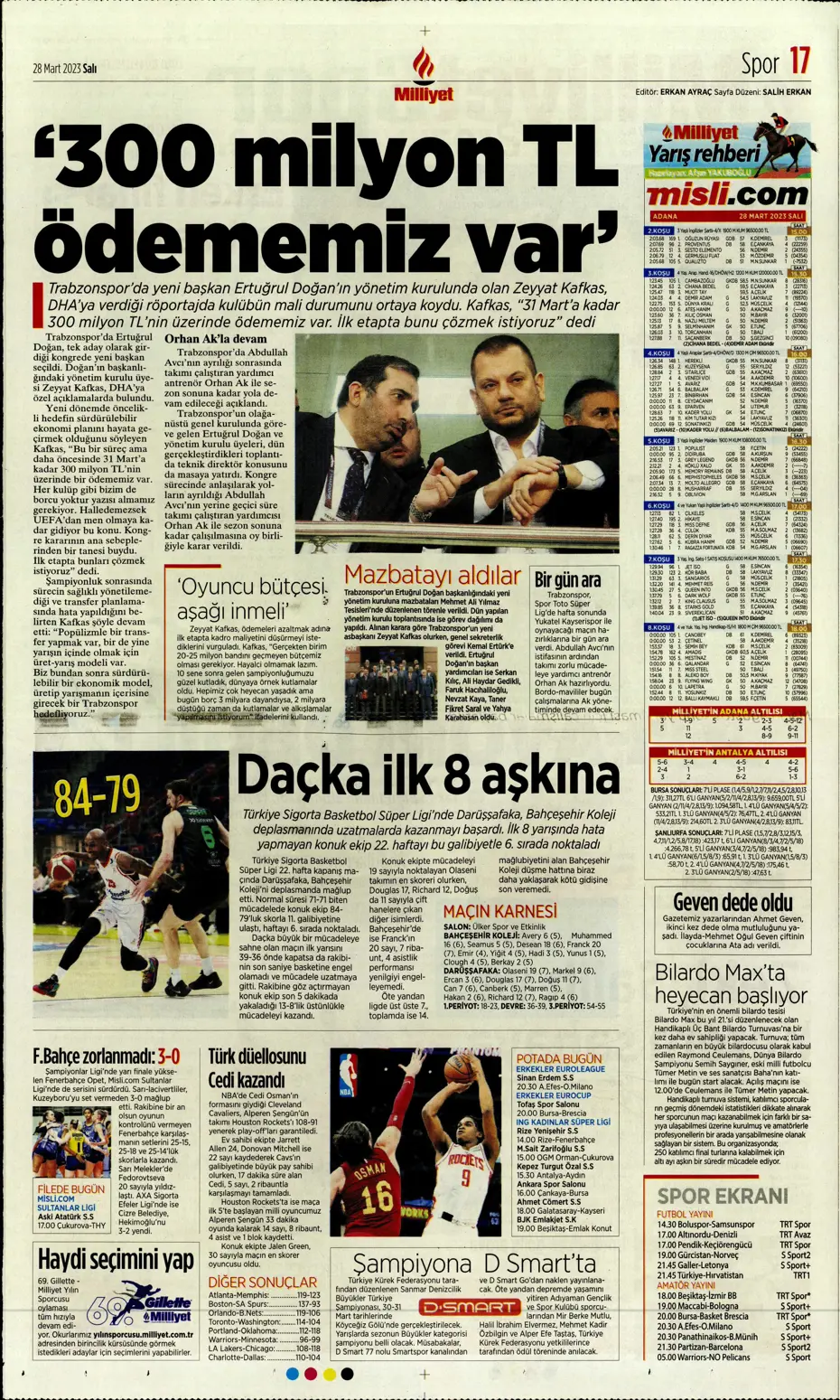 "Vurduğumuz gol olsun" - Sporun manşetleri - 24