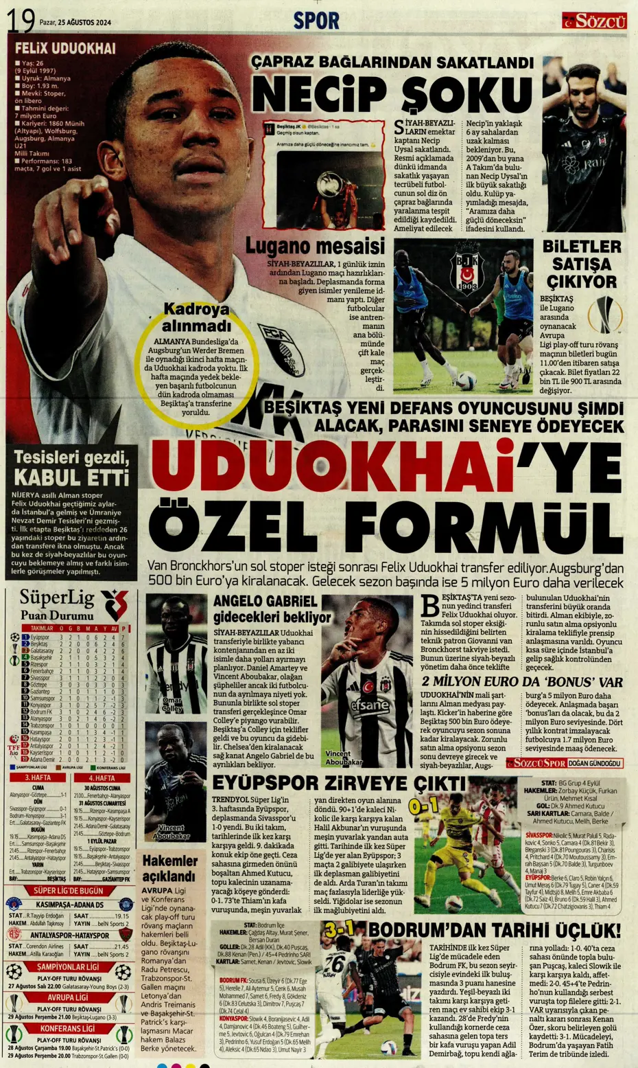 "Fenerbahçe'den yıldız bombardımanı" | Sporun manşetleri - 31 "Fenerbahçe'den yıldız bombardımanı" | Sporun manşetleri - 31