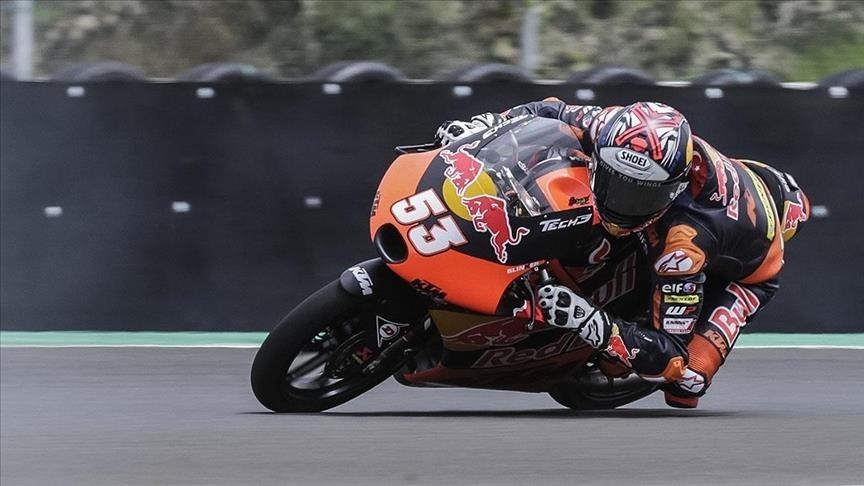 Milli motosikletçi Deniz Öncü, Moto2'de ABD yarışını tamamlayamadı