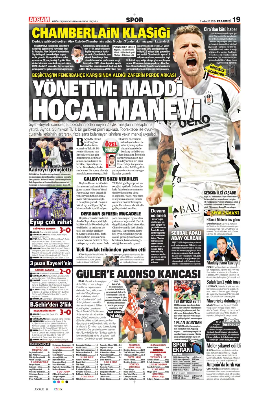 "Hakem katliamı" | Sporun manşetleri - 2 "Hakem katliamı" | Sporun manşetleri - 2