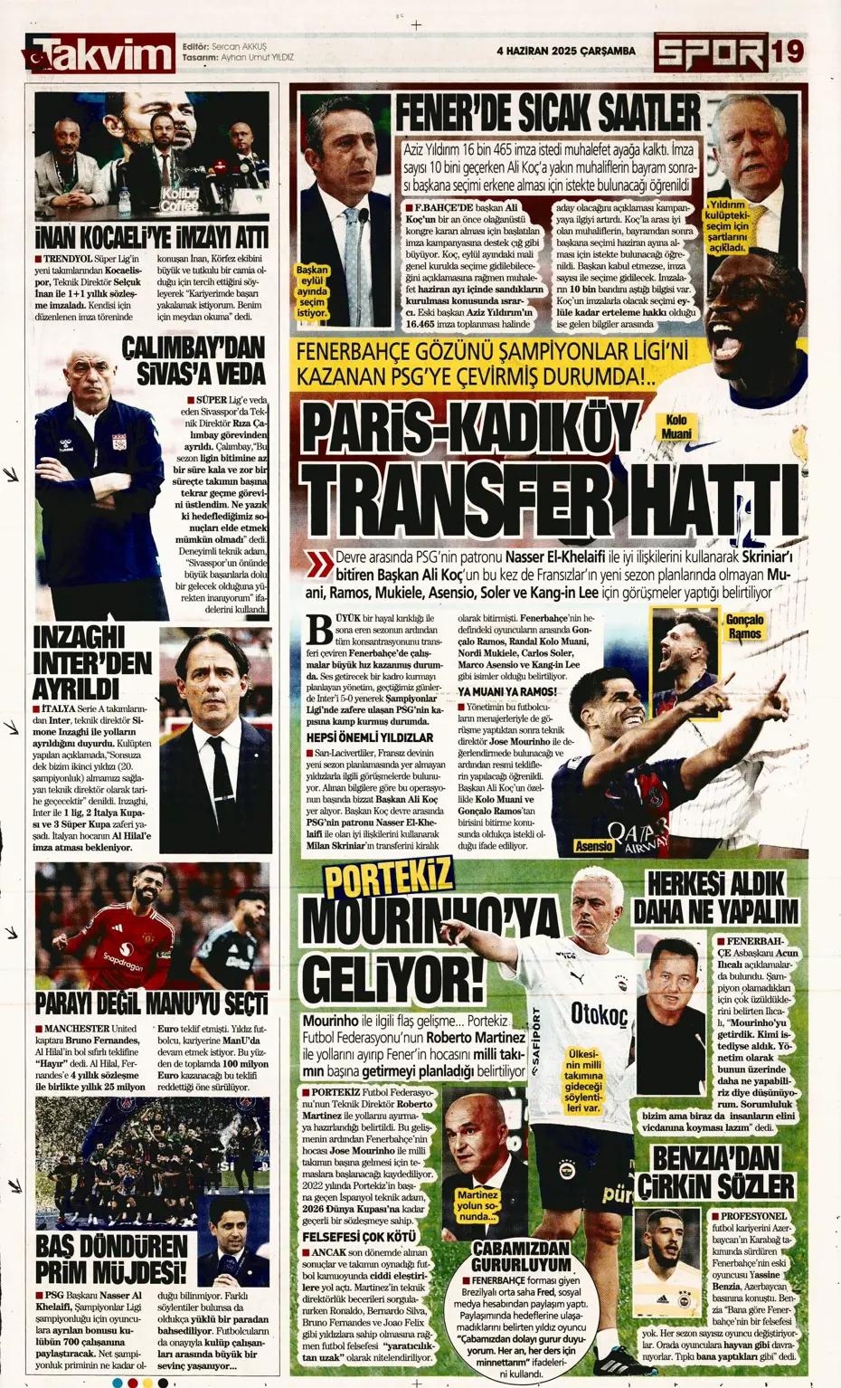 "Fener'den Vlahovic için çılgın teklif" | Sporun manşetleri - 39