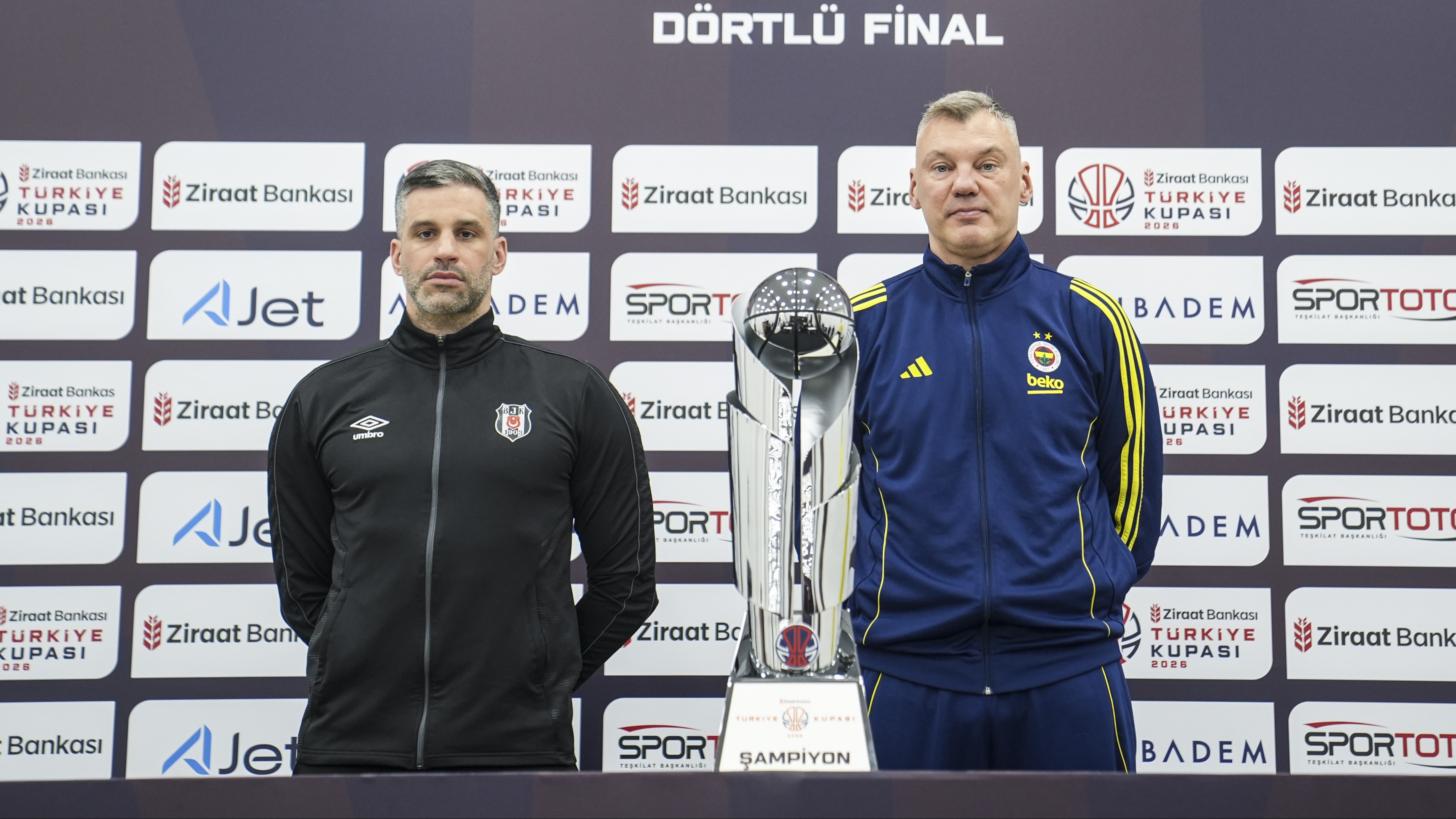 Dev final öncesi Beşiktaş GAİN ve Fenerbahçe Beko'dan ortak basın toplantısı