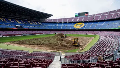 Camp Nou'da yenileme çalışmaları başladı