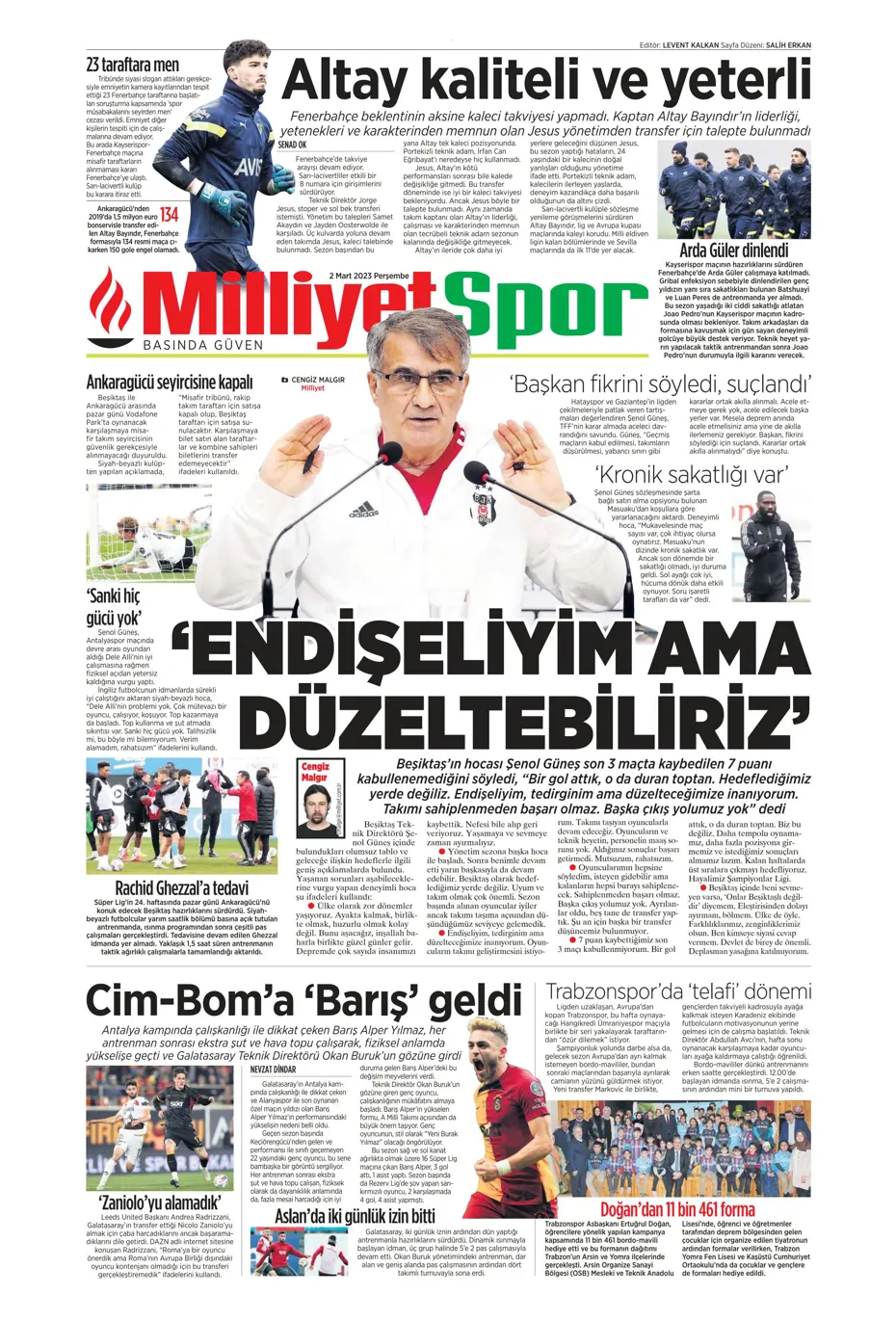 "Moura'da heyecanlı bekleyiş" | Sporun Manşetleri - 20