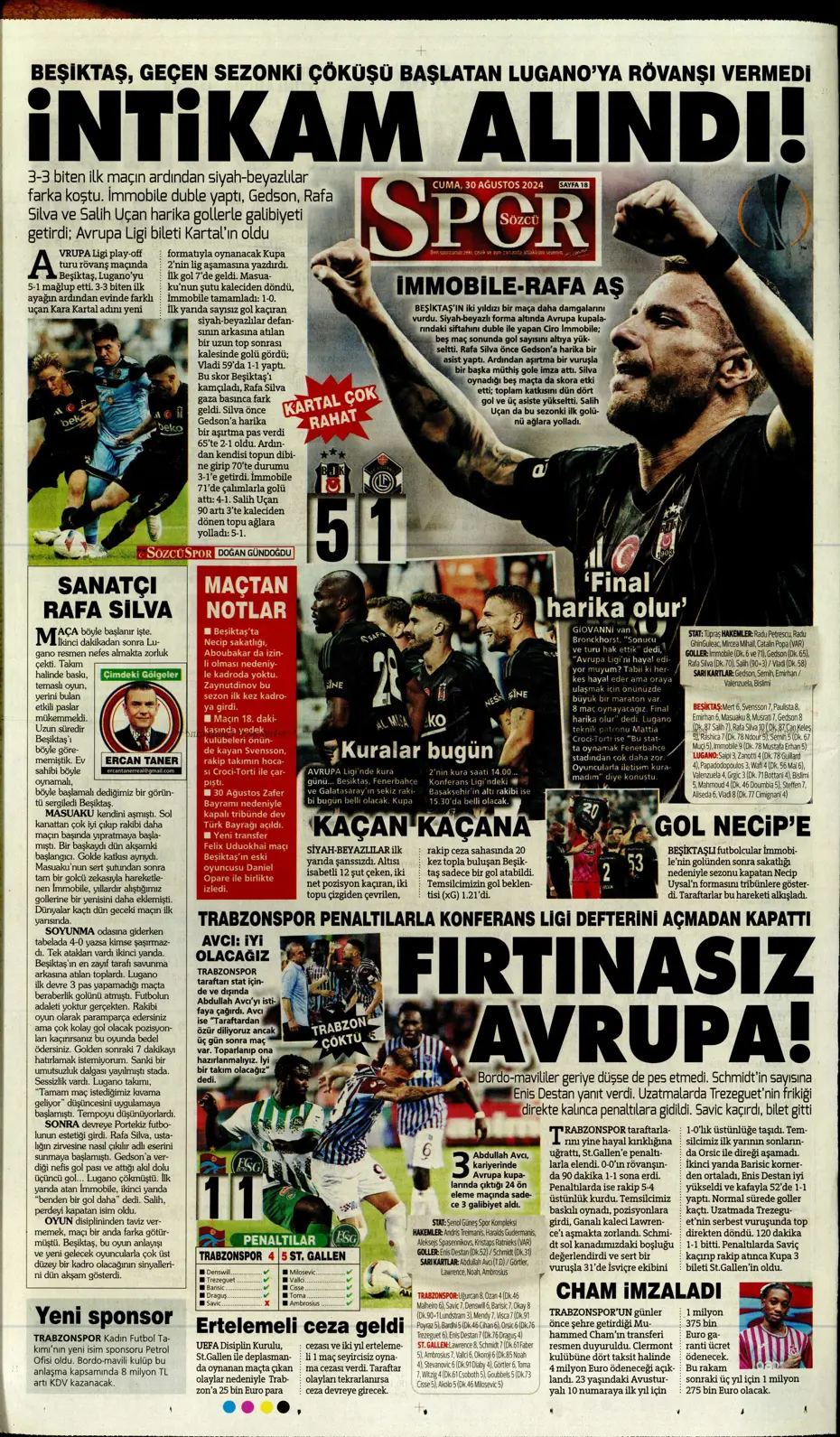 "Galatasaray yönetiminden flaş karar" | Sporun manşetleri (30 Ağustos 2024) - 33 "Galatasaray yönetiminden flaş karar" | Sporun manşetleri (30 Ağustos 2024) - 33
