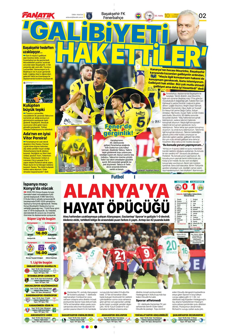 "Türkiye'de bir ilk oldu" | Sporun manşetleri (10 Mayıs 2025) - 4