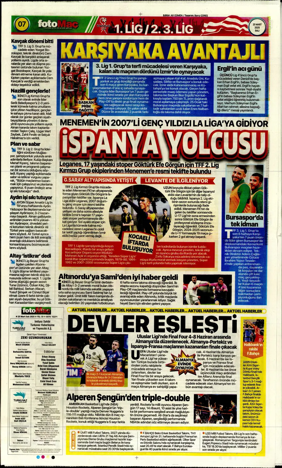 "Galatasaray'dan Osimhen'e çılgın teklif" | Sporun manşetleri - 15 "Galatasaray'dan Osimhen'e çılgın teklif" | Sporun manşetleri - 15