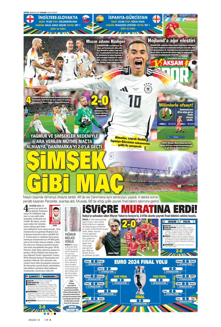 "Galatasaray'dan Goretzka seferi" | Sporun Manşetleri (30 Haziran 2024) - 1 "Galatasaray'dan Goretzka seferi" | Sporun Manşetleri (30 Haziran 2024) - 1