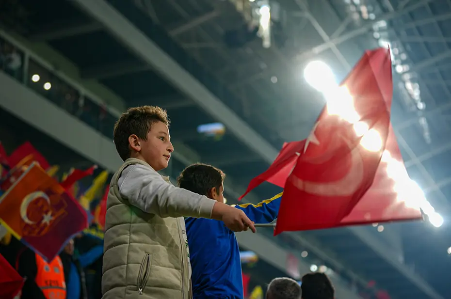 Ankaragücü taraftarından TUSAŞ için anlamlı koreografi - 2