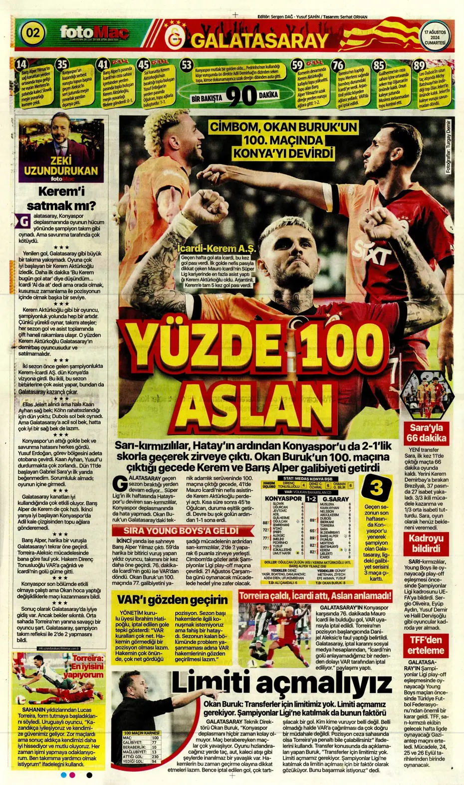 "Fenerbahçe, Fred'in alternatifini buldu" | Sporun manşetleri - 11 "Fenerbahçe, Fred'in alternatifini buldu" | Sporun manşetleri - 11