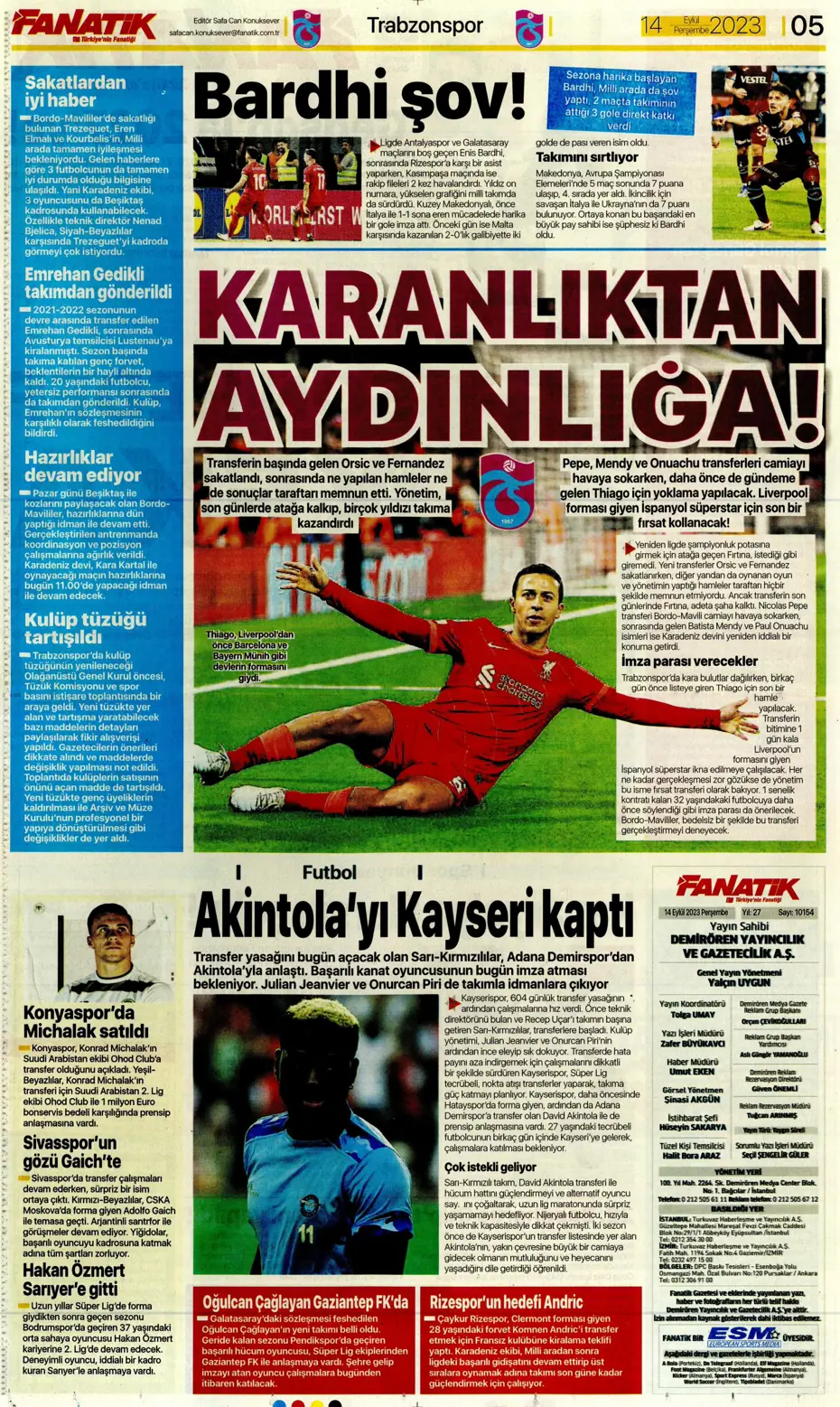 "Andre Gomes'te geri sayım" | Sporun Manşetleri - 7