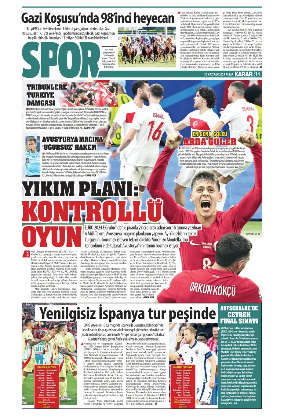 "Galatasaray'dan Goretzka seferi" | Sporun Manşetleri (30 Haziran 2024) - 18 "Galatasaray'dan Goretzka seferi" | Sporun Manşetleri (30 Haziran 2024) - 18