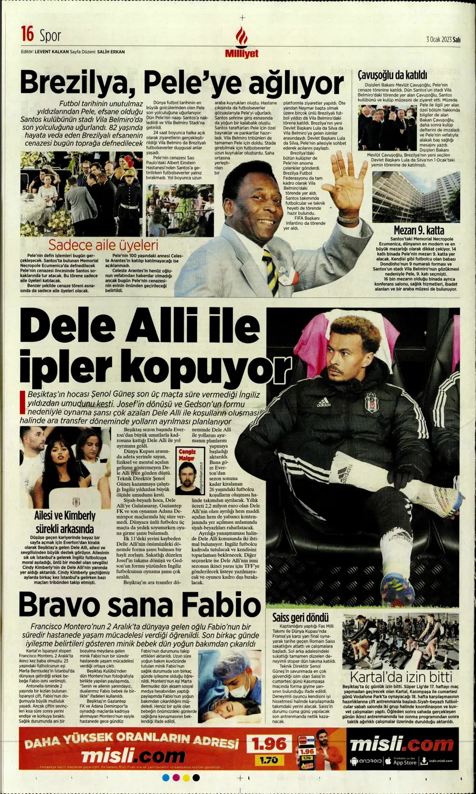 Sporun manşetleri (3 Ocak 2023) - 19