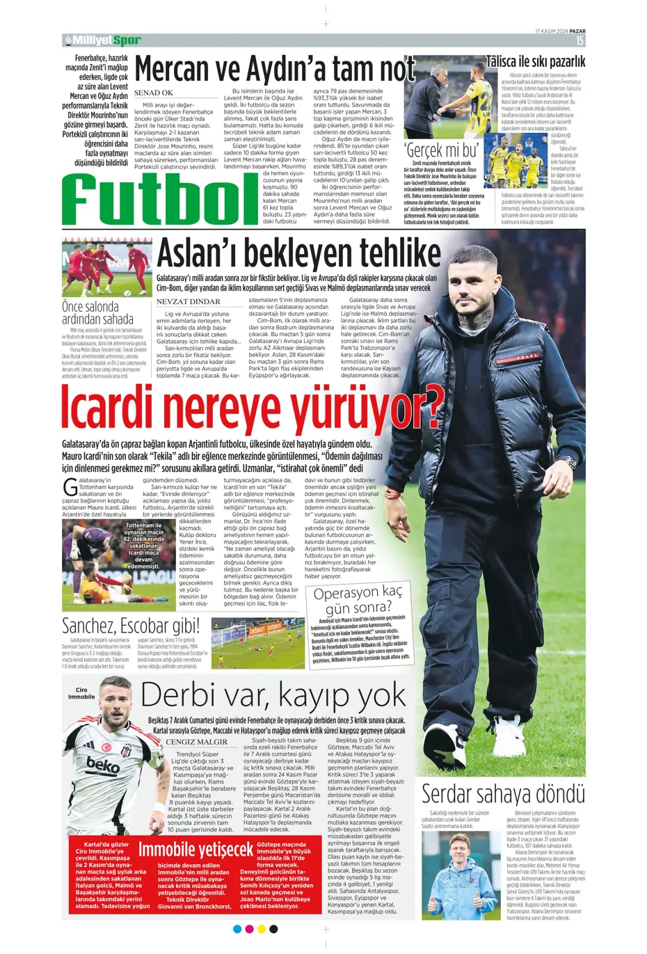 "Fenerbahçe'nin ocak ayı çilekleri" | Sporun manşetleri - 24