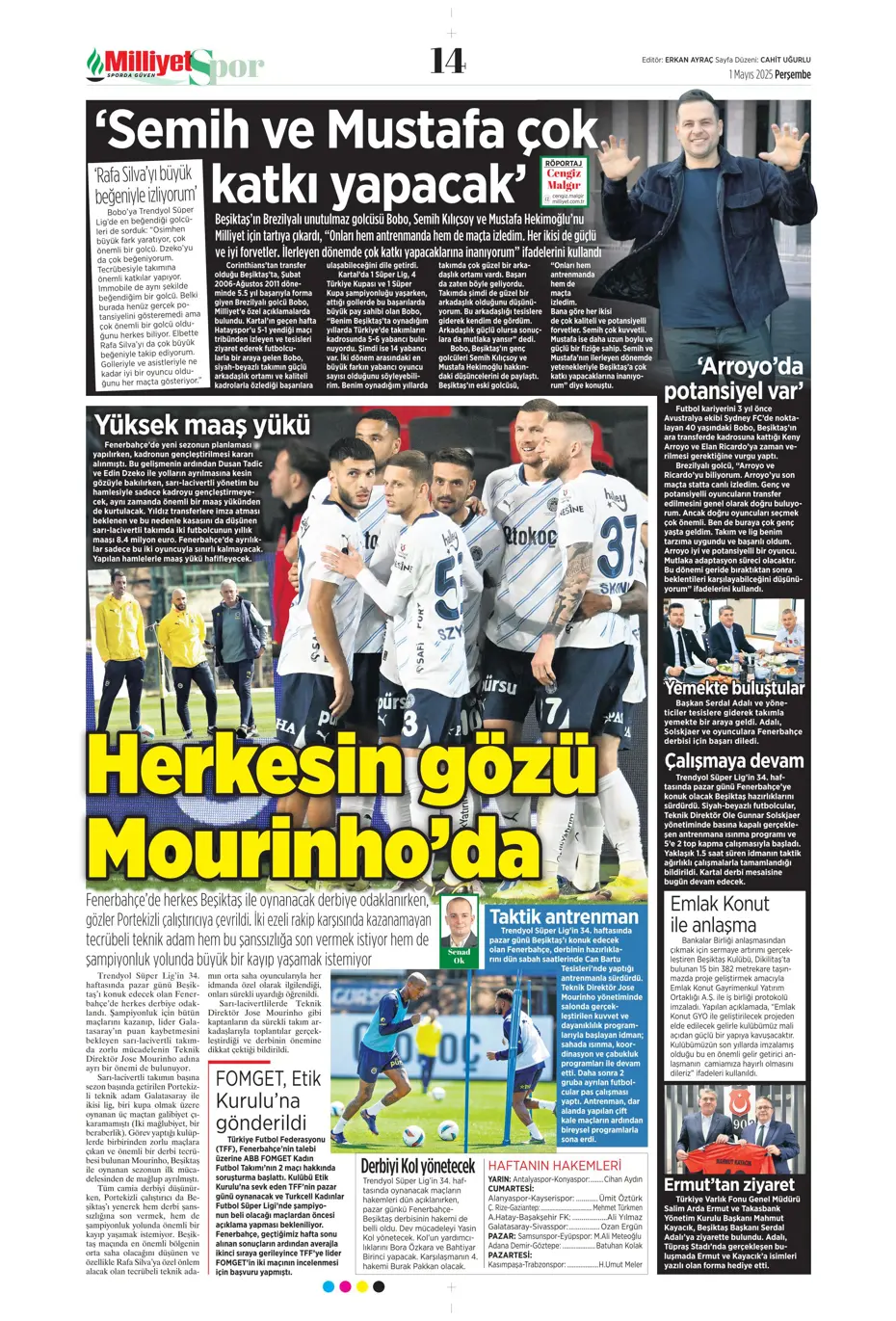 "Aslan'ın Sane planı" | Sporun manşetleri - 19