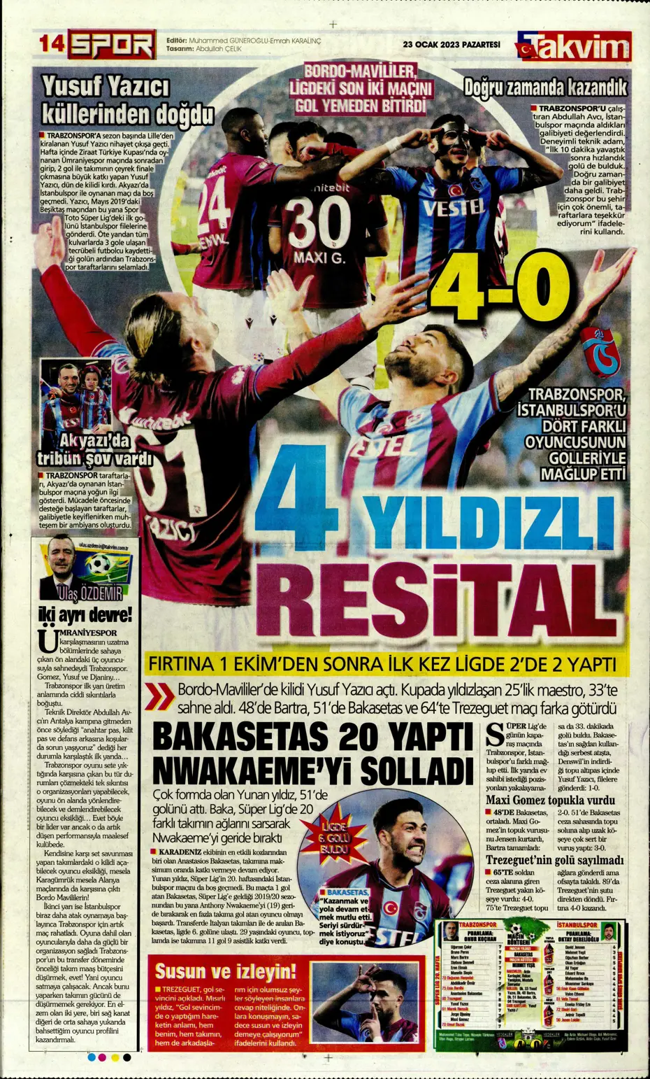 Sporun manşetleri (23 Ocak 2023) - 31