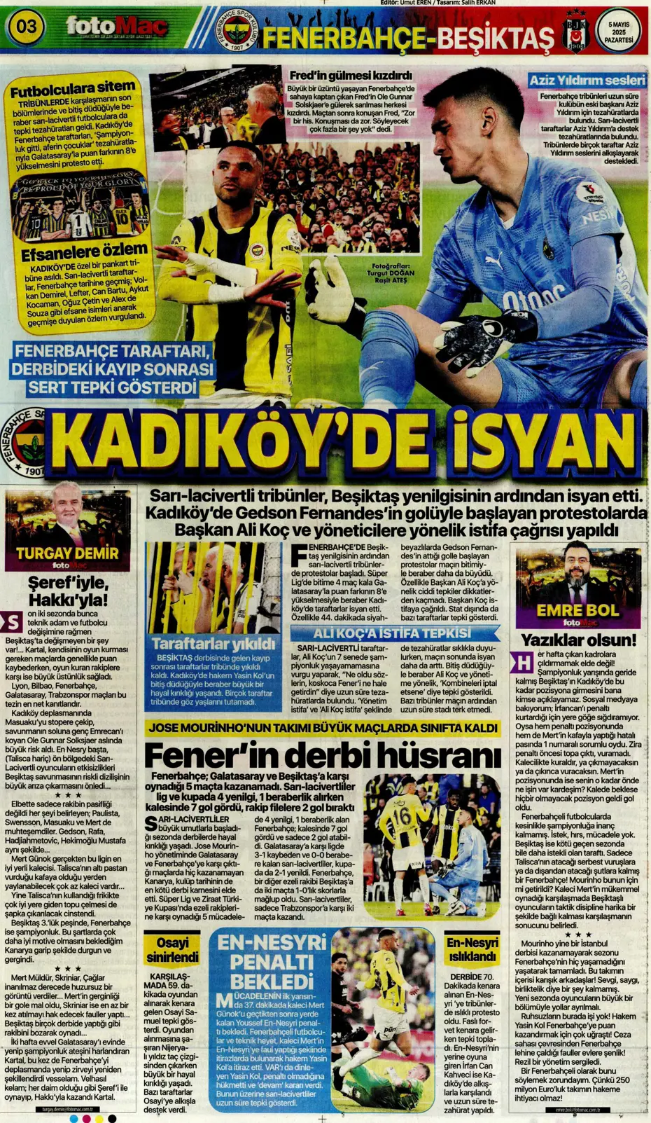 "Hayallere Kartal pençesi" | Sporun manşetleri - 12