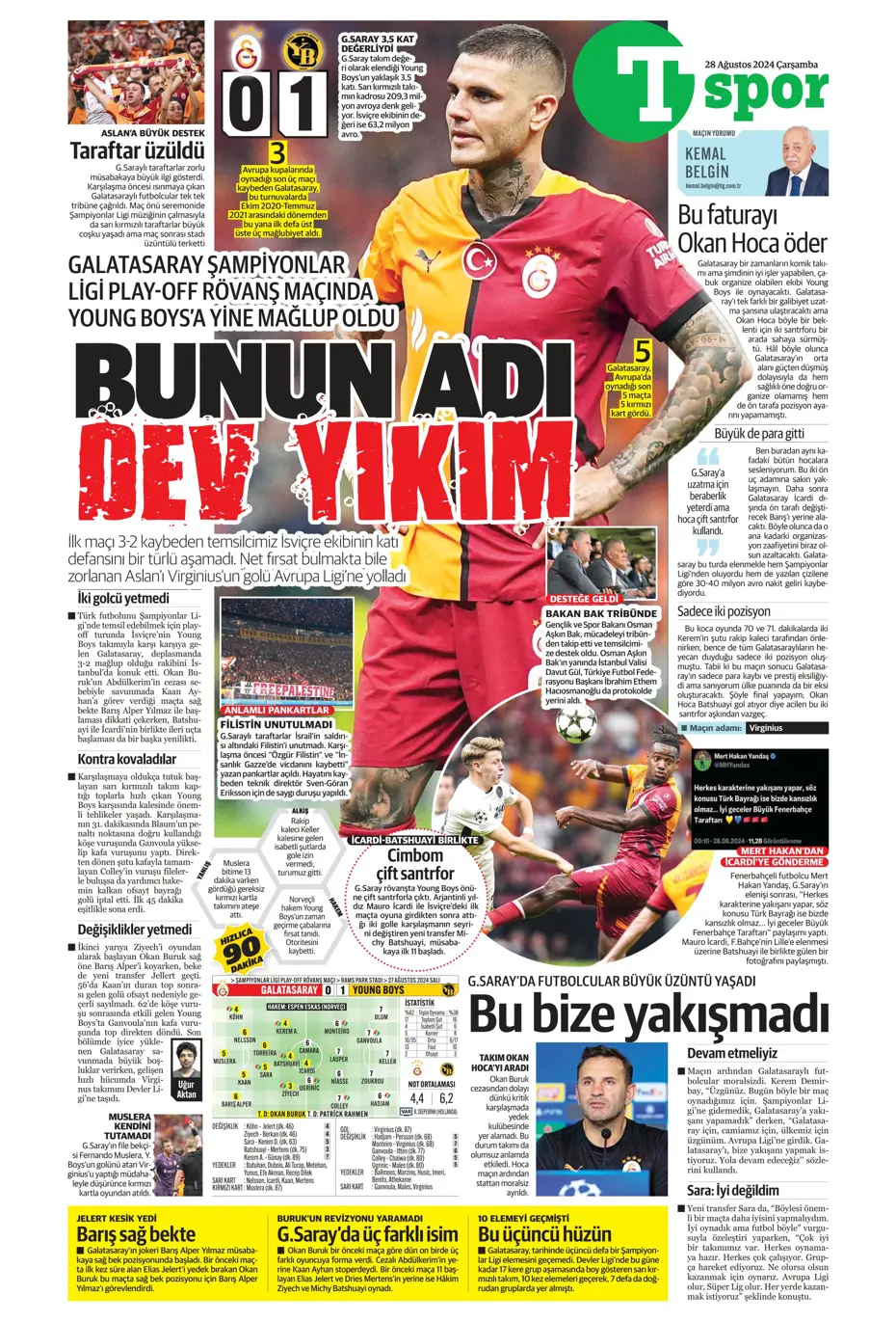 "Galatasaray'ın kabus gecesi" | Sporun manşetleri - 36
