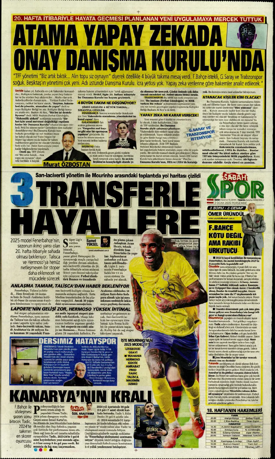 "Yeni transfer bombası Leroy Sane" | Sporun manşetleri - 16