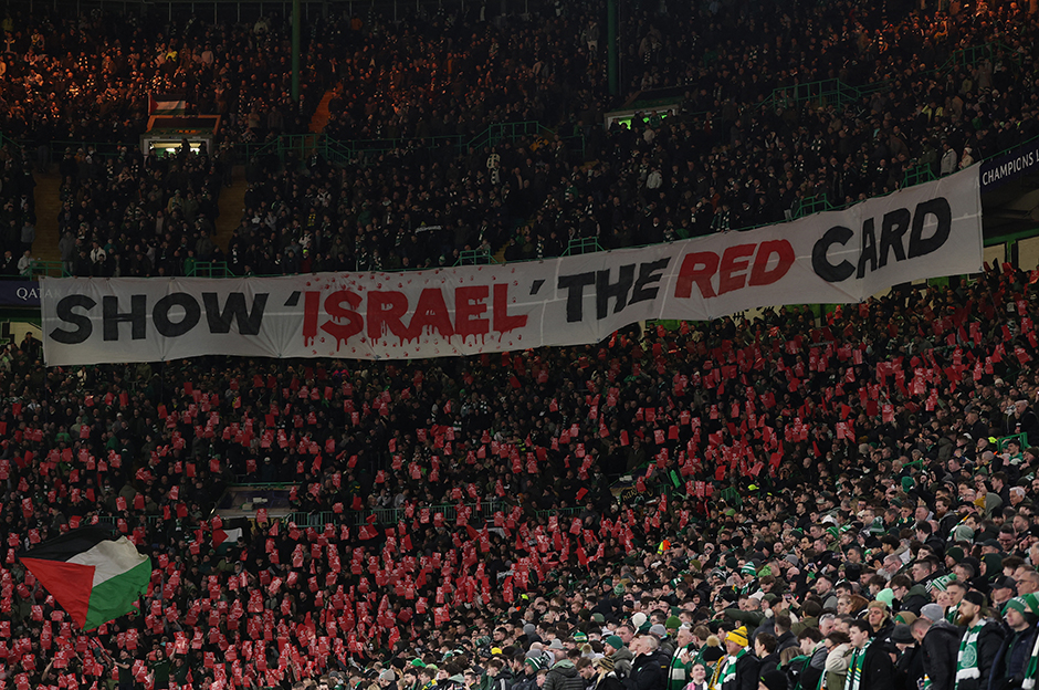 Celtic'ten İsrail'e dev protesto