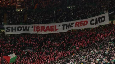 Celtic'ten İsrail'e dev protesto