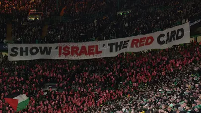 Celtic'ten İsrail'e dev protesto