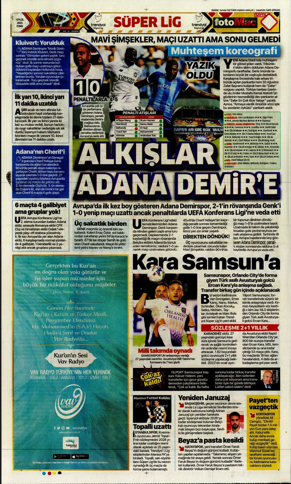 "Sergio Ramos'a '2 Eylül'e kadar cevabını ver' resti" | Sporun manşetleri (1 Eylül 2023) - 18 "Sergio Ramos'a '2 Eylül'e kadar cevabını ver' resti" | Sporun manşetleri (1 Eylül 2023) - 18