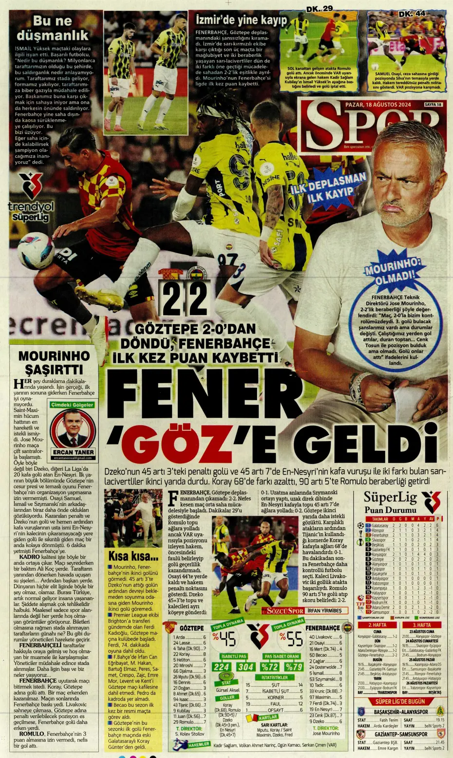 "Aslan'da Ziyech bilmecesi" | Sporun manşetleri (18 Ağustos 2024) - 35 "Aslan'da Ziyech bilmecesi" | Sporun manşetleri (18 Ağustos 2024) - 35