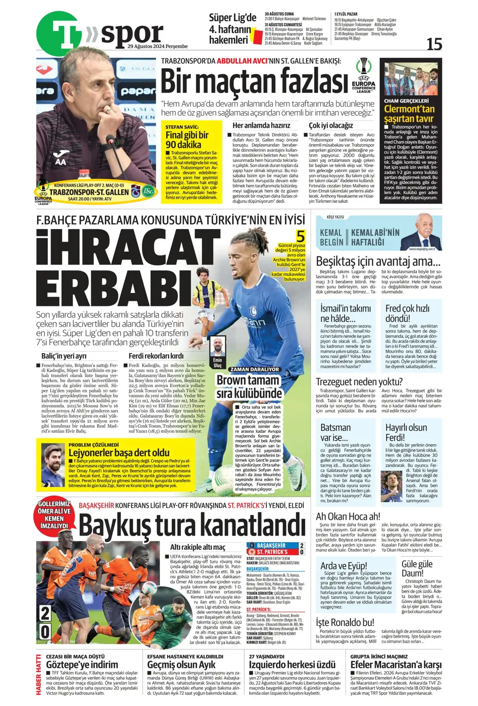 "Fenerbahçe'den Saint-Maximin kararı" | Sporun manşetleri - 37