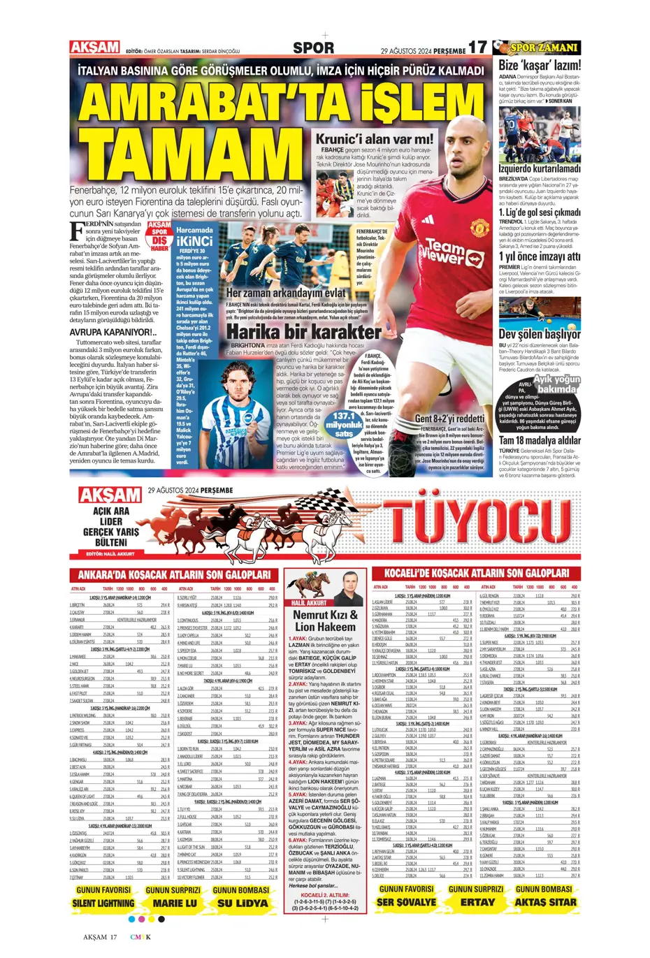 "Fenerbahçe'den Saint-Maximin kararı" | Sporun manşetleri - 2