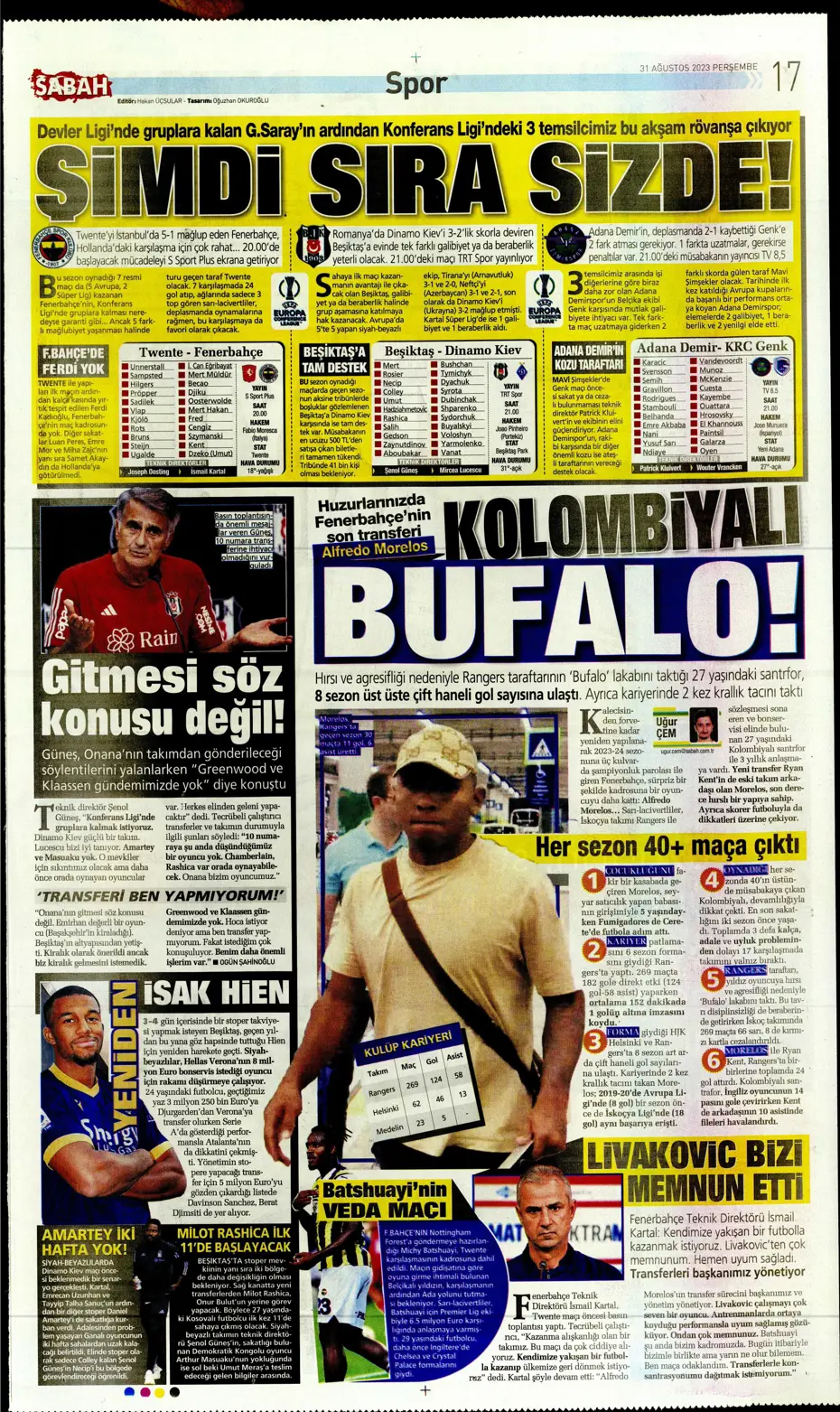 "Sergio Ramos formayı giydi" | Sporun manşetleri (31 Ağustos 2023) - 25 "Sergio Ramos formayı giydi" | Sporun manşetleri (31 Ağustos 2023) - 25