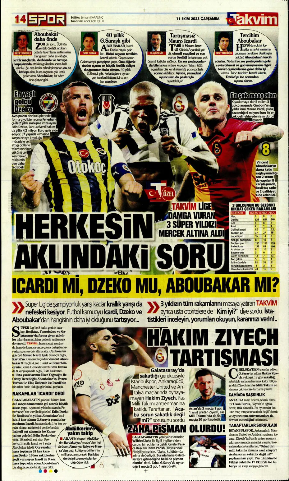 "Sergio Oliveira'ya yol göründü" | Sporun manşetleri (11 Ekim 2023) - 34