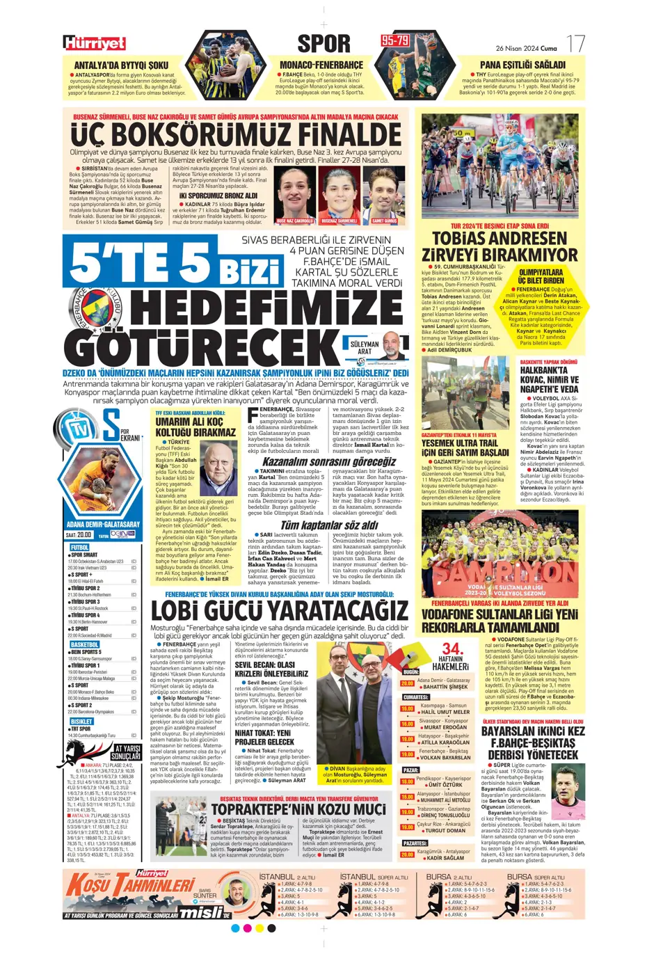 "Osayi Samuel'e 12 milyon euro" | Sporun manşetleri - 20