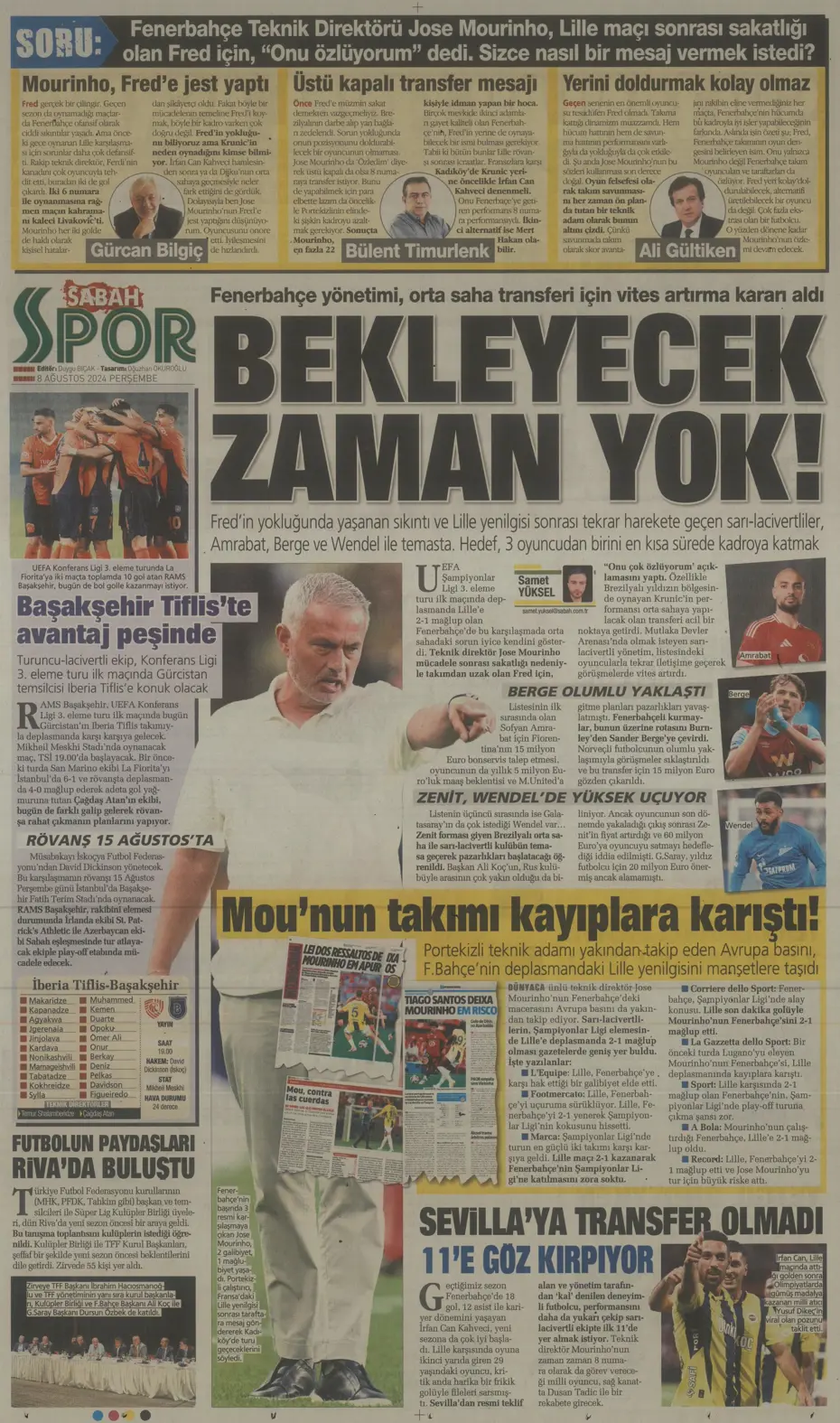 "Aslan'dan 3 yıldıza teklif" | Sporun manşetleri (8 Ağustos 2024) - 24 "Aslan'dan 3 yıldıza teklif" | Sporun manşetleri (8 Ağustos 2024) - 24