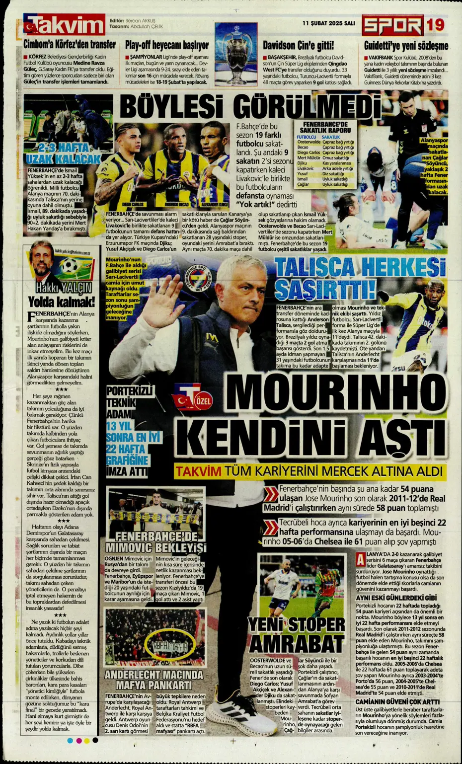 "Sezon sonu Fati" | Sporun manşetleri - 33