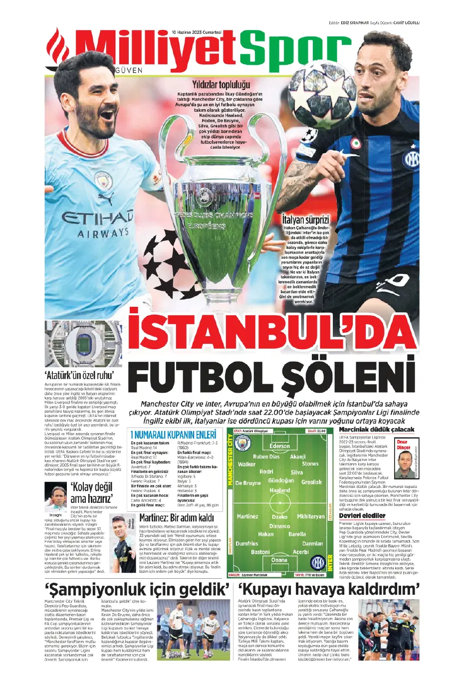 "Nelsson'un yerine Merih Demiral" | Sporun manşetleri (10 Haziran 2023) - 15
