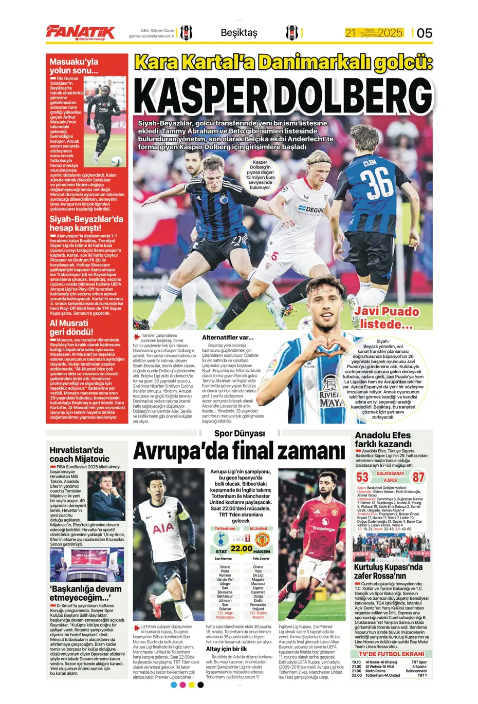 "İşte Sane teklifi" | Sporun manşetleri - 7