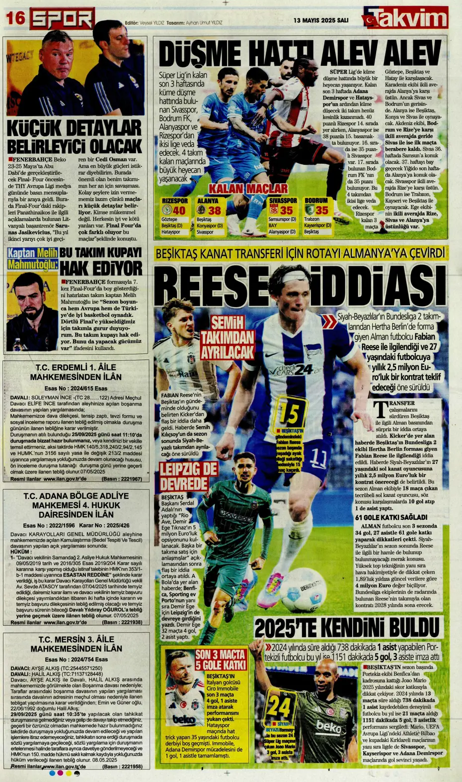 "Galatasaray, Osimhen için Napoli ile anlaştı" | Sporun manşetleri - 30