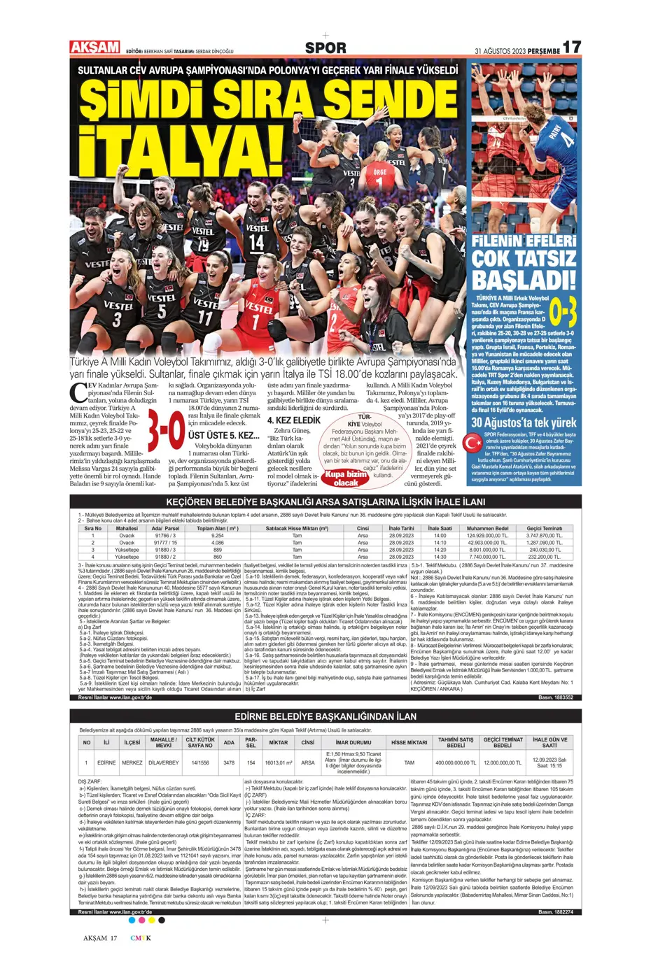 "Sergio Ramos formayı giydi" | Sporun manşetleri (31 Ağustos 2023) - 2 "Sergio Ramos formayı giydi" | Sporun manşetleri (31 Ağustos 2023) - 2