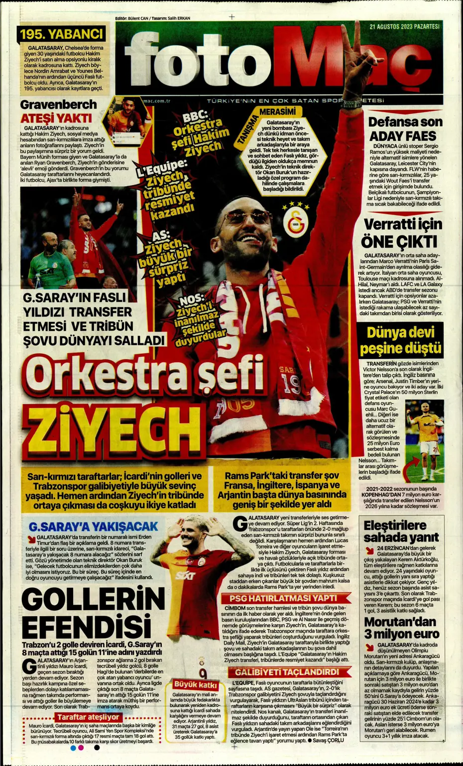 "Kara Kartal'a 90+4'te şok" | Sporun manşetleri (21 Ağustos 2023) - 21