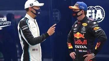 Max Verstappen'den George Russell'a tehdit