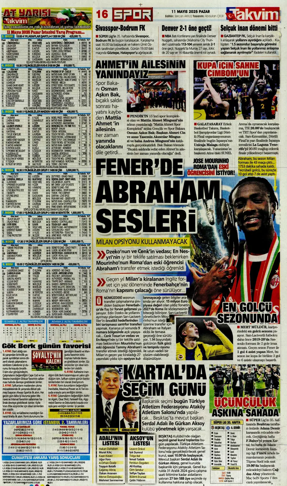 "Cimbom şampiyo..." | Sporun manşetleri - 29