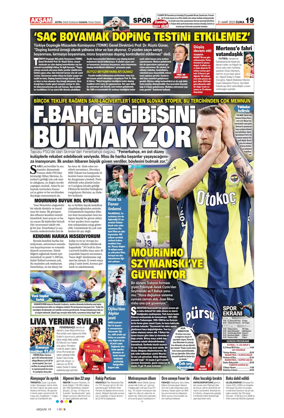 "A sınıfı zafer" | Sporun manşetleri - 5 "A sınıfı zafer" | Sporun manşetleri - 5