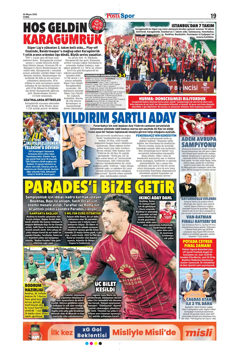 "Leroy Sane için büyük kapışma" | Sporun manşetleri - 29